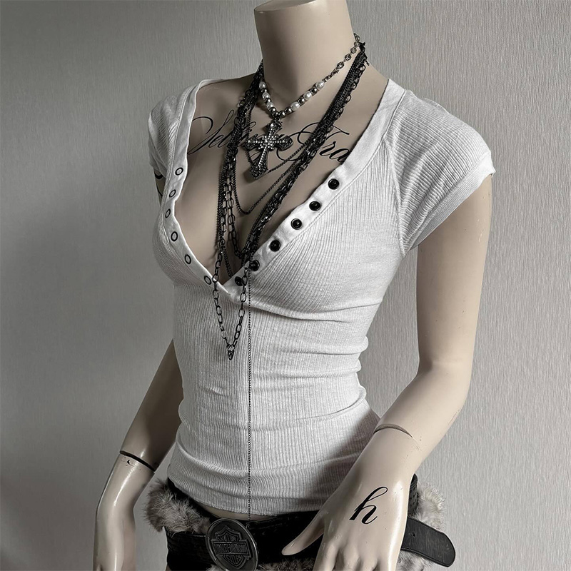 Summer Grunge Clothing - 2026 Summer Women Y2K Grunge Goth