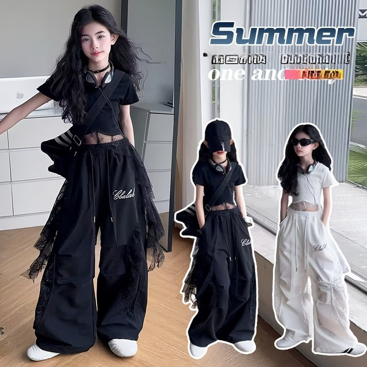 Summer Clothing Teen Girls - 4-14 girls Hip Hop Jazz Street