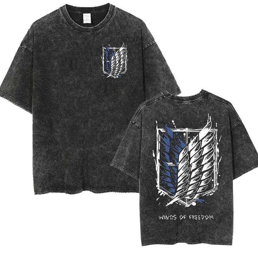 Vintage Summer Clothing Men - 2026 Oversized Vintage Washed T-shirt Man