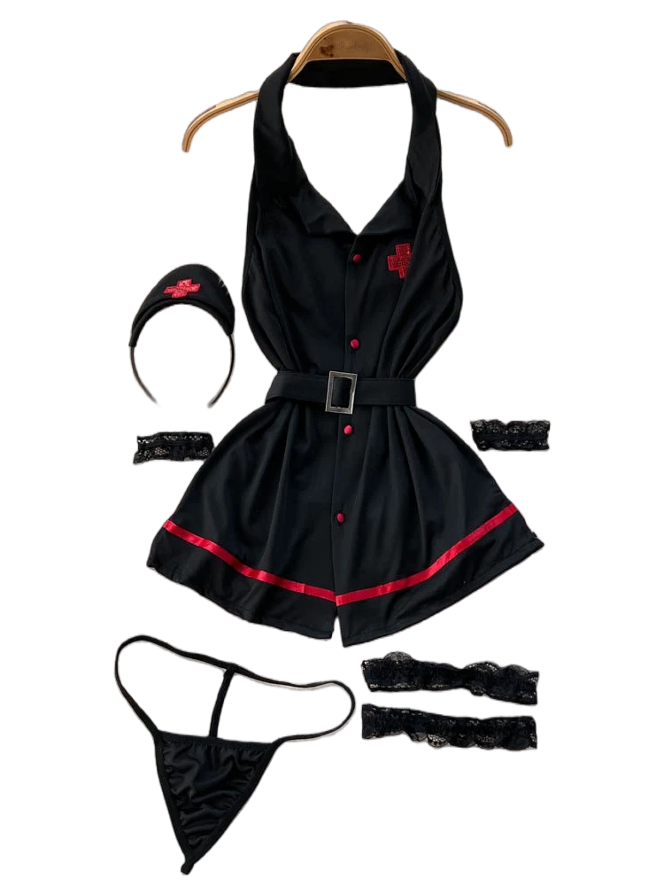 Summer Clothing Petite - Erotic Fashion Sexy Halter Lingerie Dress