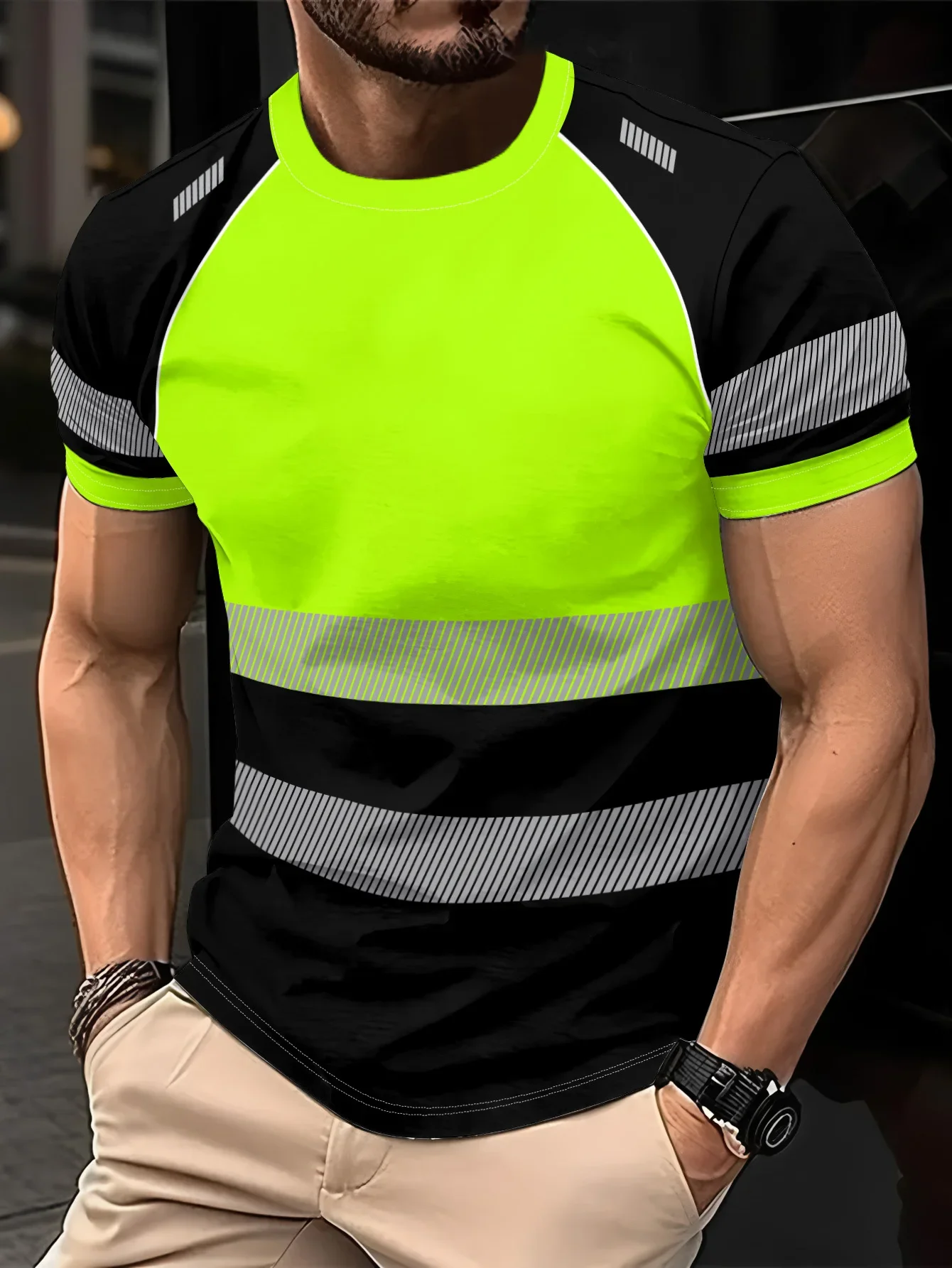 Summer Hi Vis Clothing - High Visibility Safety Work Shirts Men