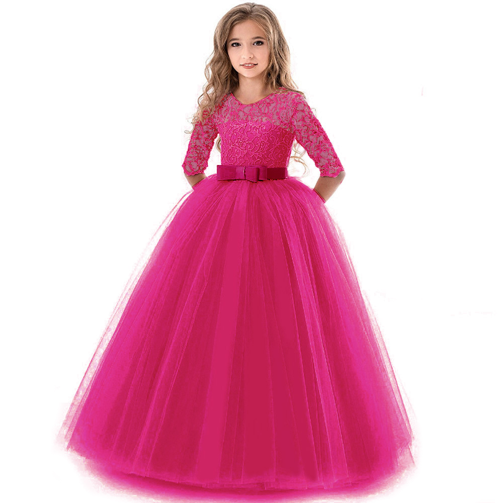 Summer Clothing Teen Girls - 4-14 Years Girls Dress Summer Mesh