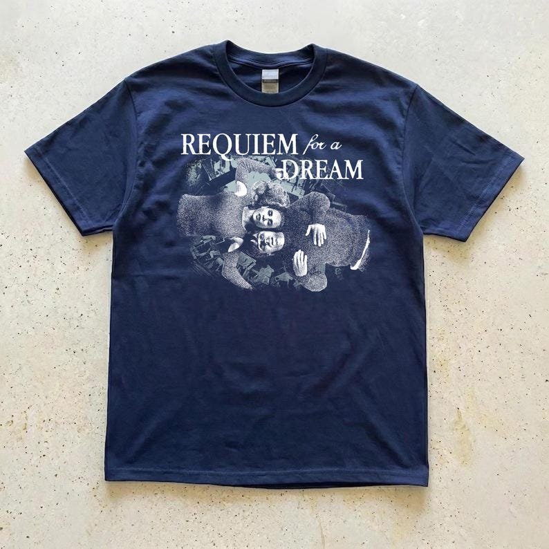 Summer Goth Clothing - Requiem for A Dream Shirt, Vintage