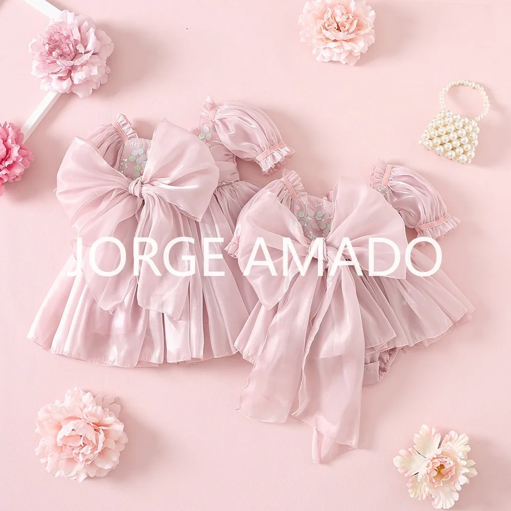 Summer Dresses Yours Clothing - Summer Girl Sisters Matching Outfits Puff