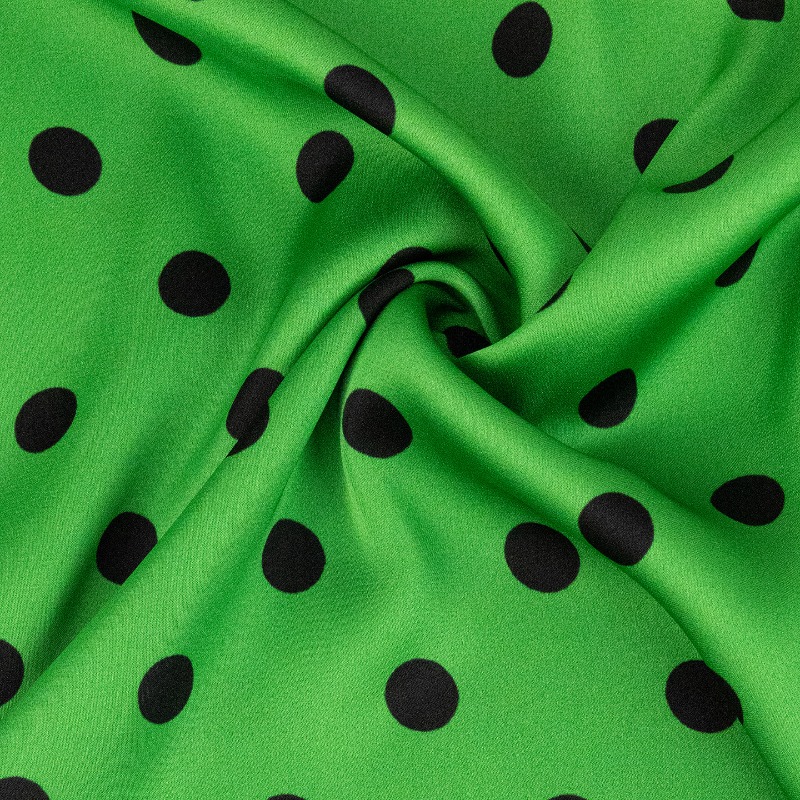 Colorful Polka Dot Satin Chiff - огляд і ціна Soft Summer Yellow Clothing