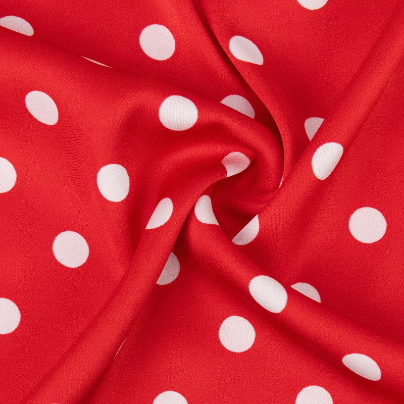 Colorful Polka Dot Satin Chiff - огляд і ціна Soft Summer Yellow Clothing