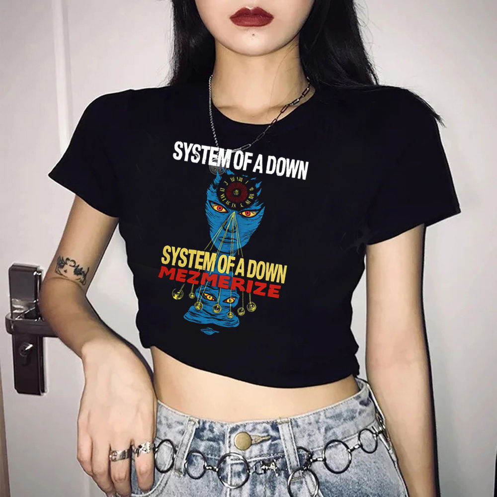 System of a Down crop top crop - огляд і ціна Summer Grunge Clothing