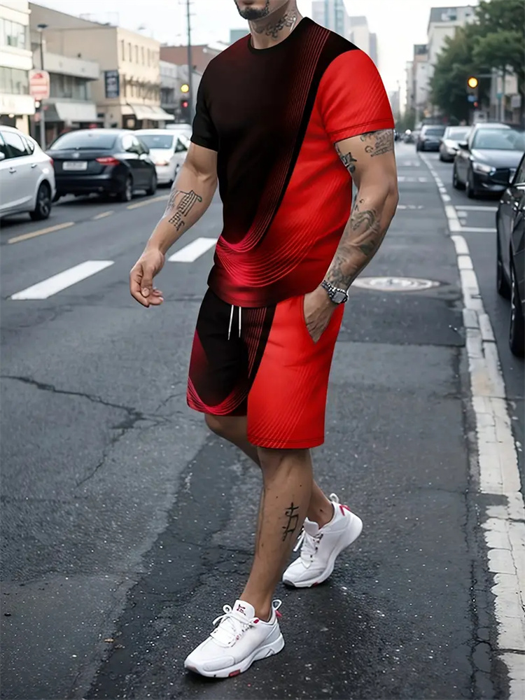 Men Women Gradient Texture T-s - огляд і ціна Summer Clothing Petite