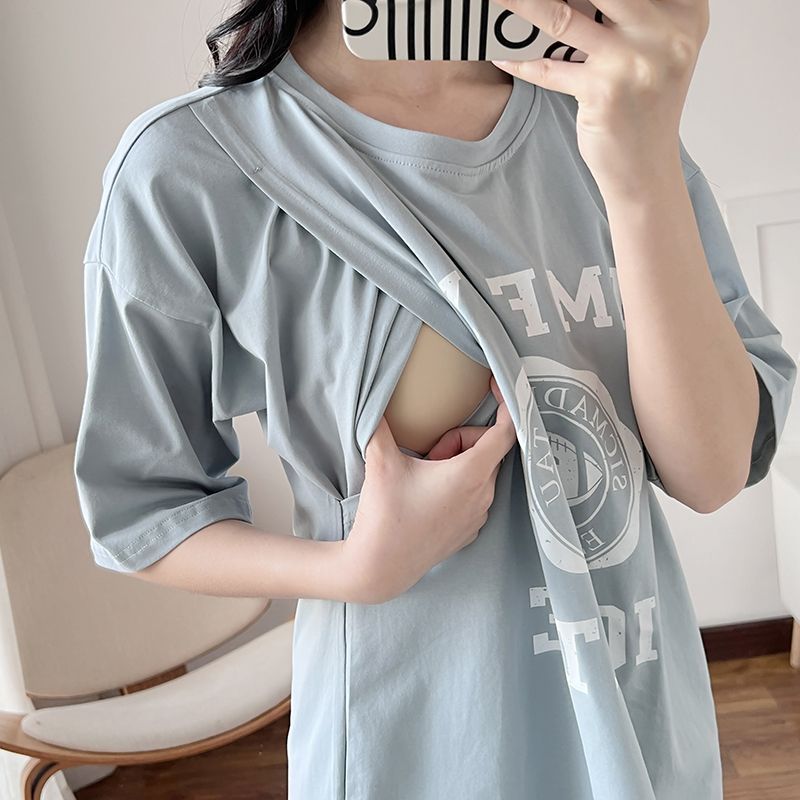 Nursing Dress Pregnant Breastf - огляд і ціна Summer Clothing Dress