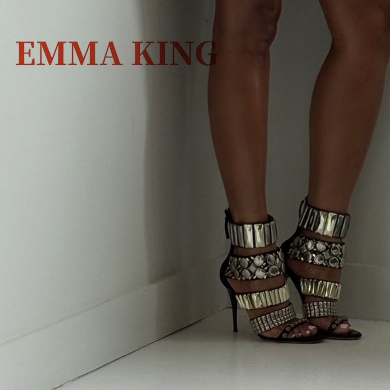 Black Embellished Ankle Strap  - огляд і ціна Summer Closet