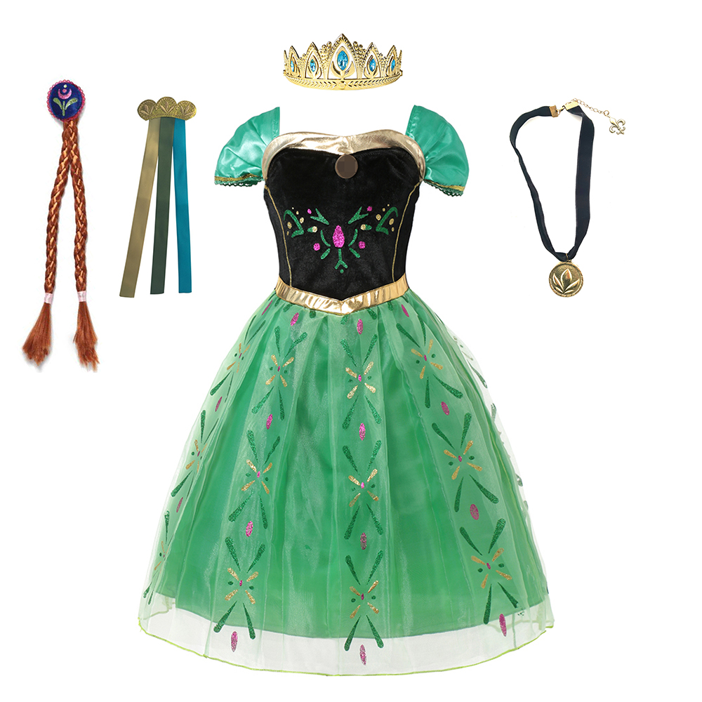 Anna Costume For Kids Girl Fan - огляд і ціна Summer Dresses Yours Clothing