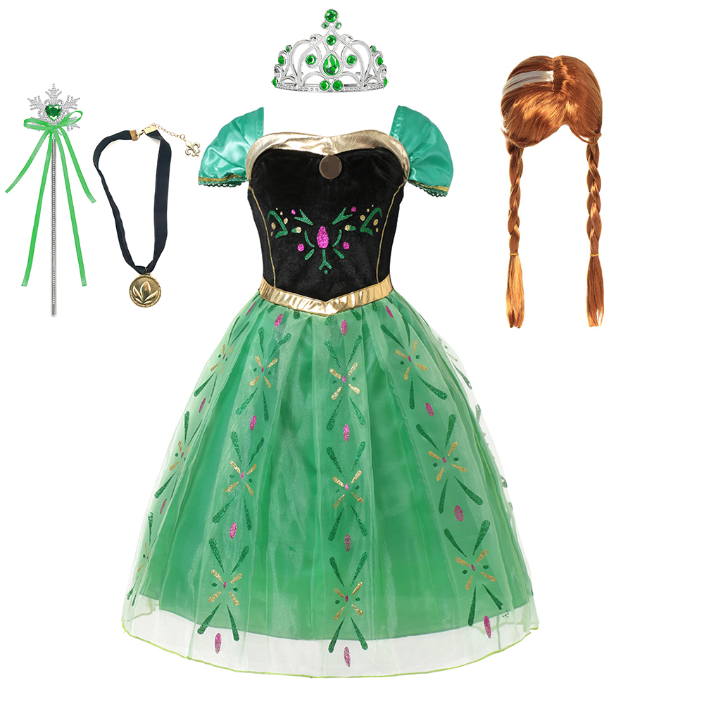 Anna Costume For Kids Girl Fan - огляд і ціна Summer Dresses Yours Clothing