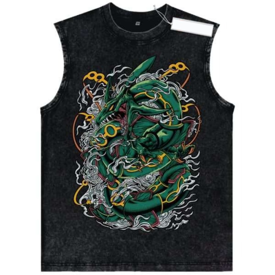 Vintage Washed Pokemon Charact - огляд і ціна Vintage Summer Clothing Men