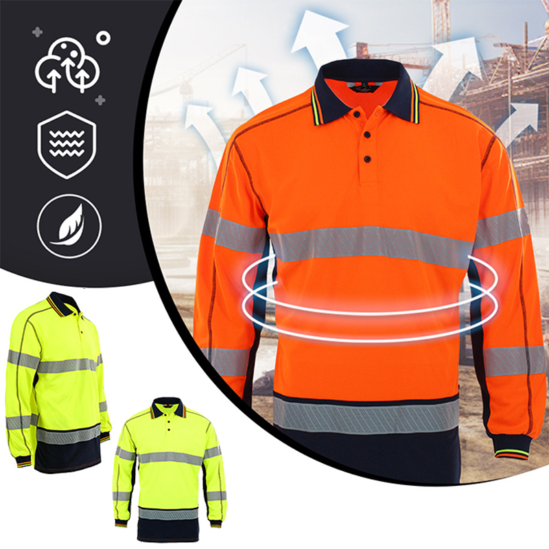 Quick Drying Polo Shirts for M - огляд і ціна Summer Hi Vis Clothing