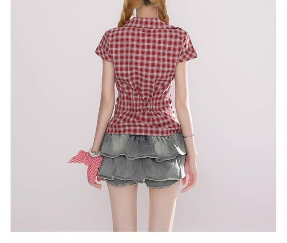 Harajuku Vintage Gothic Plaid  - огляд і ціна Summer Grunge Clothing