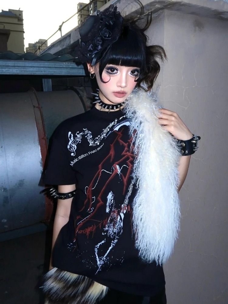 Y2k Subculture Aesthetic Black - огляд і ціна Summer Grunge Clothing