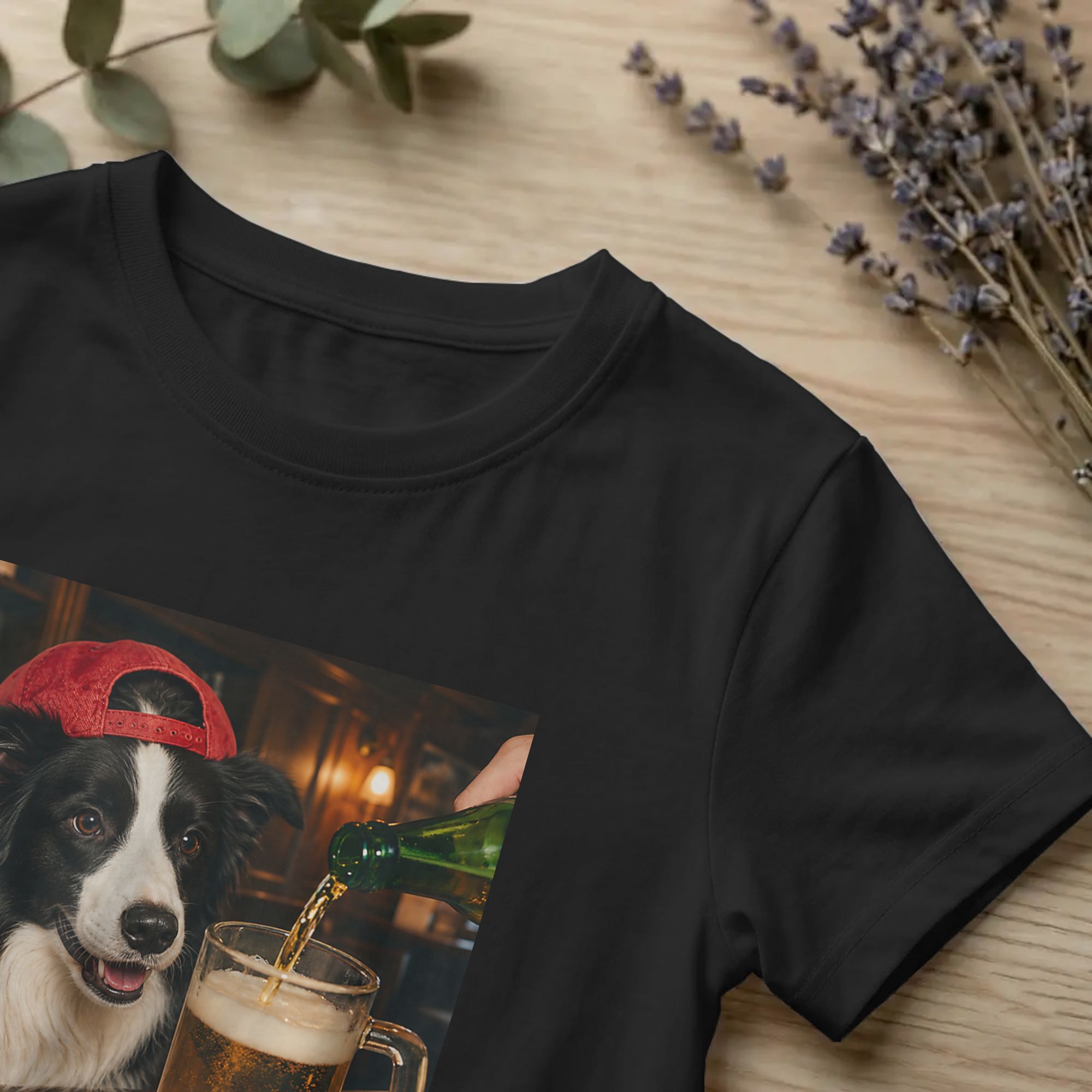Men Border Collie Drinking Bee - огляд і ціна Summer Clothing Ideas Men