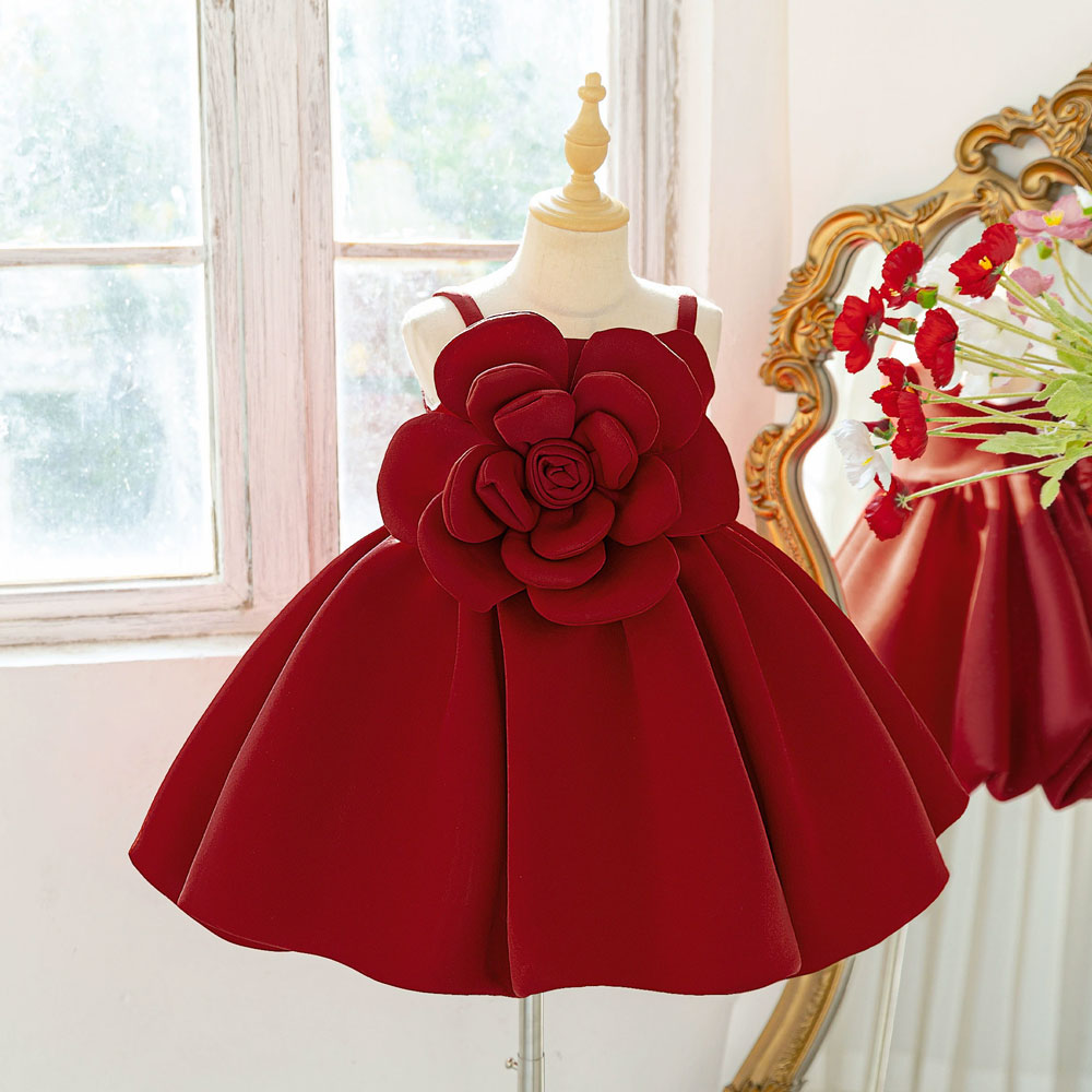 Fashion Red Flower Girl Dresse - огляд і ціна Summer Dresses Yours Clothing