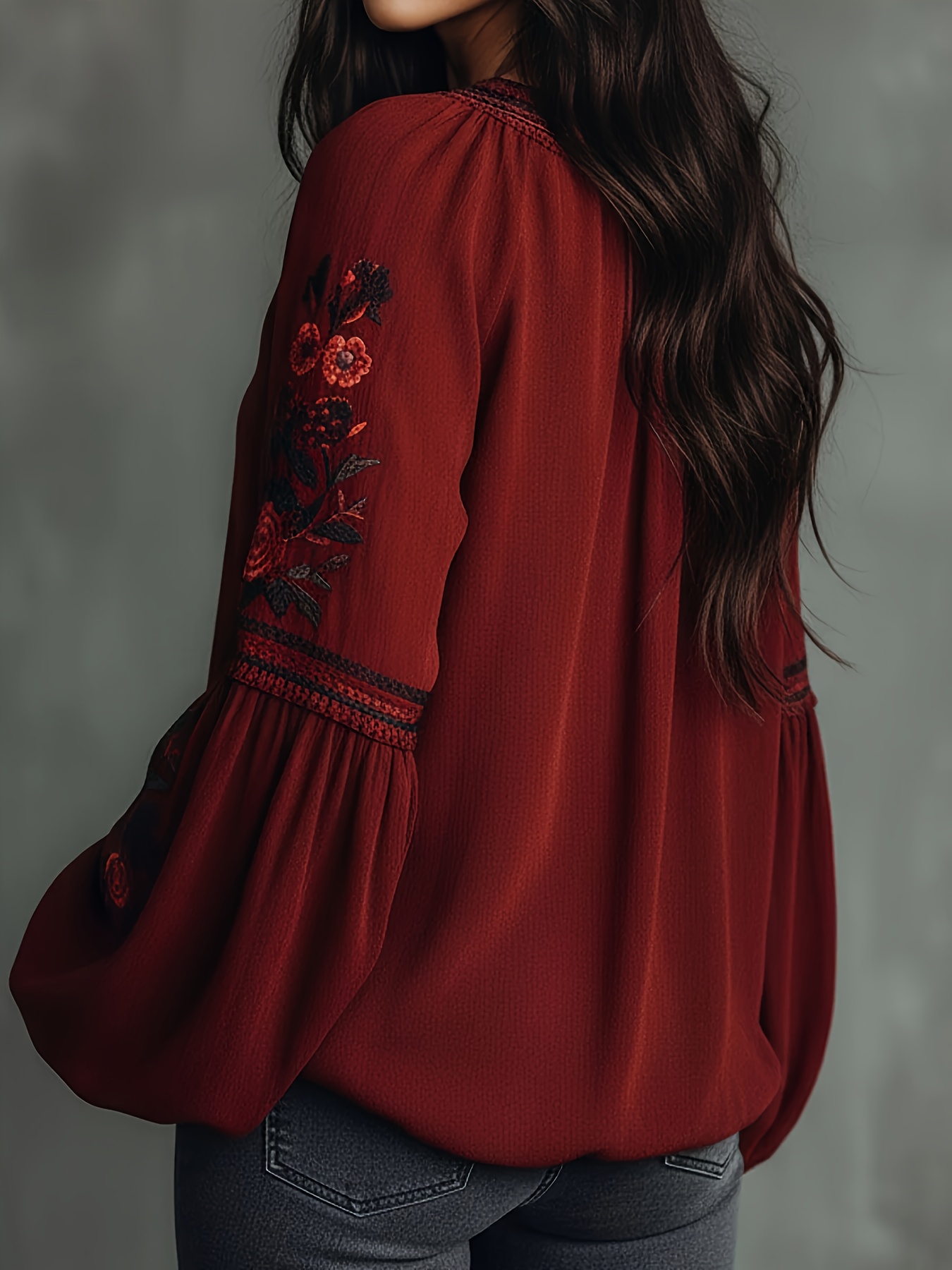 Women‘s Spring Blouse Retro Em - огляд і ціна Summer Clothing Office