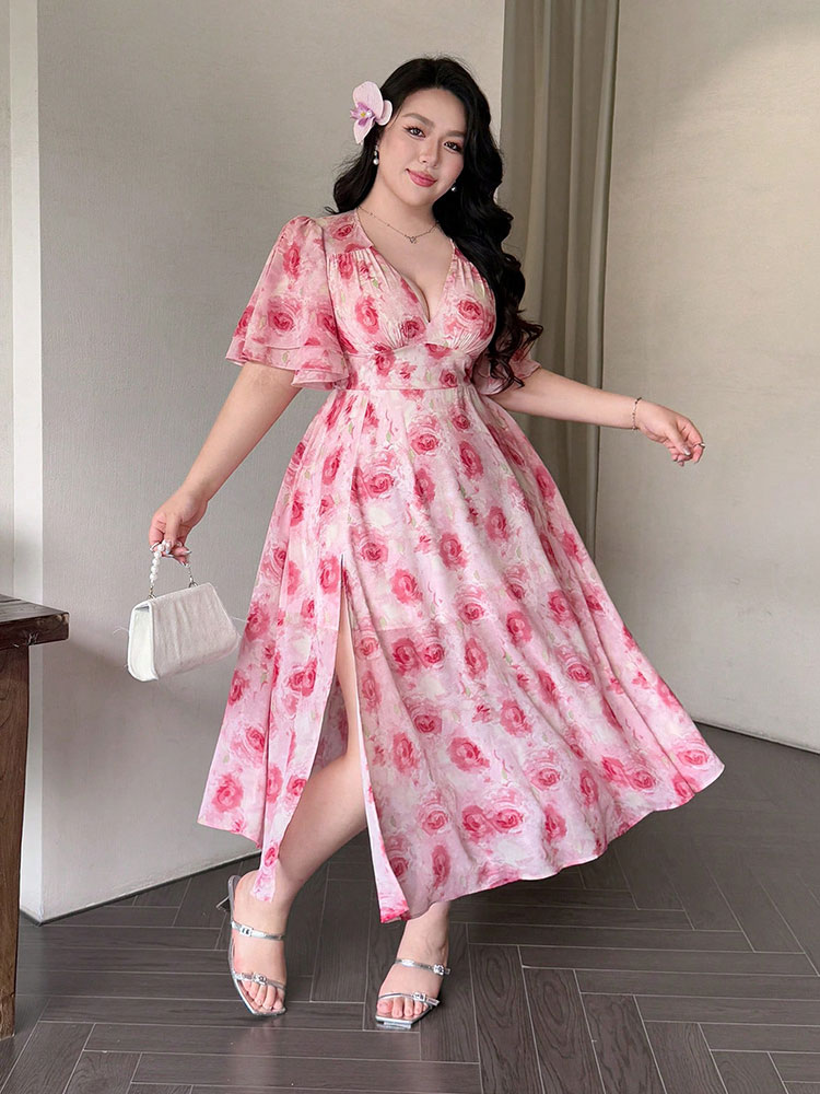 New Big Size Sexy V-Neck Flora - огляд і ціна Summer Days Clothing