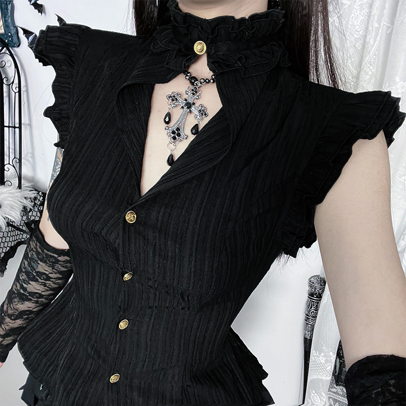 Goth Dark 90s Grunge Single Br - огляд і ціна Summer Grunge Clothing