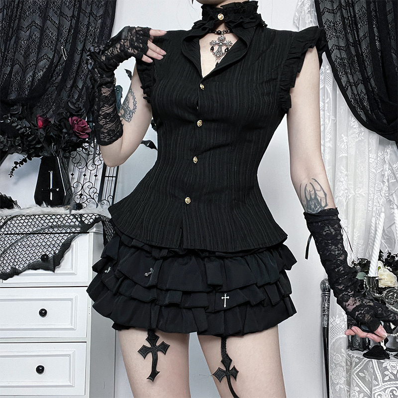 Goth Dark 90s Grunge Single Br - огляд і ціна Summer Grunge Clothing