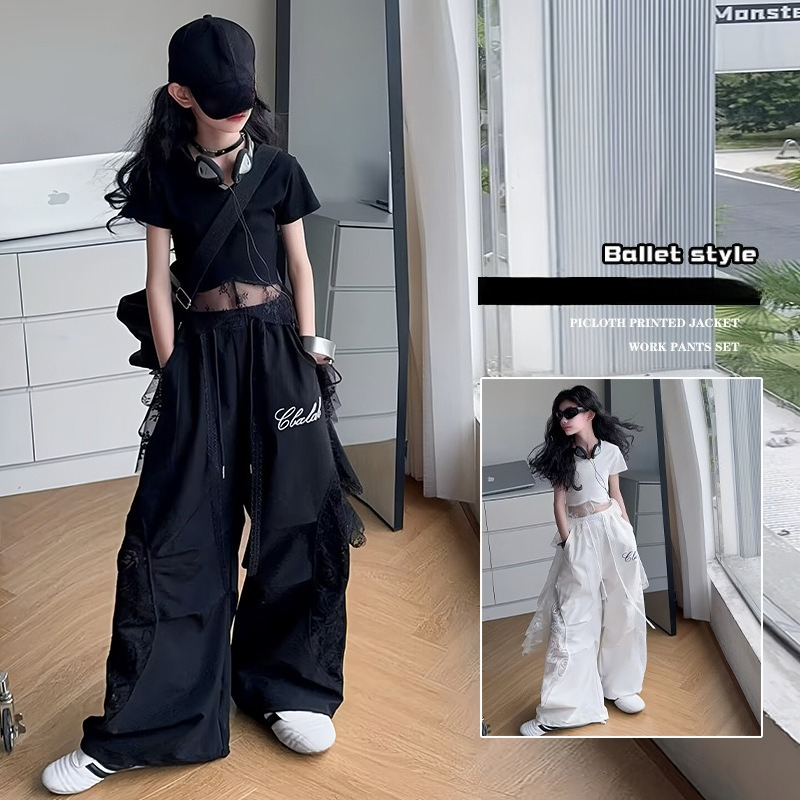 4-14 girls Hip Hop Jazz Street - огляд і ціна Summer Clothing Teen Girls