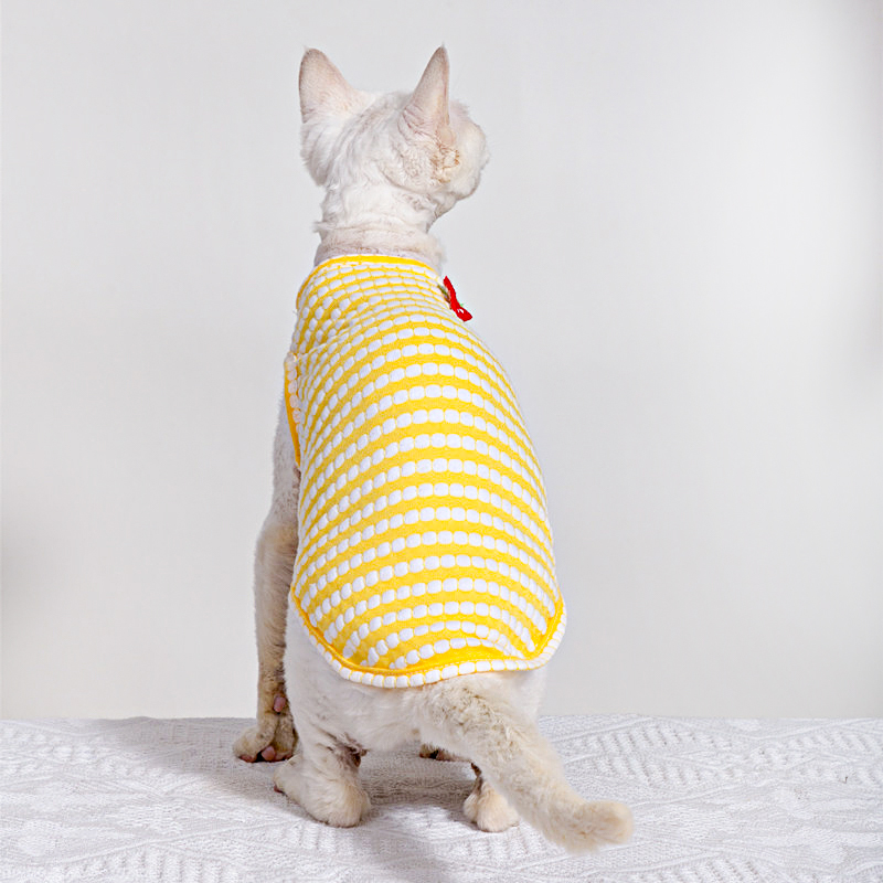 Summer T-Shirt for Sphynx Cat  - огляд і ціна Soft Summer Yellow Clothing