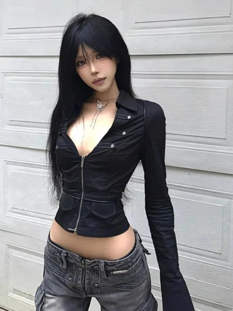 Y2k Aesthetic Women Sexy Blous - огляд і ціна Summer Grunge Clothing