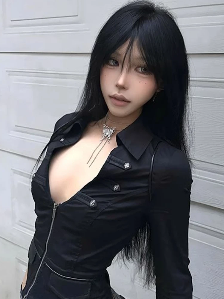 Y2k Aesthetic Women Sexy Blous - огляд і ціна Summer Grunge Clothing