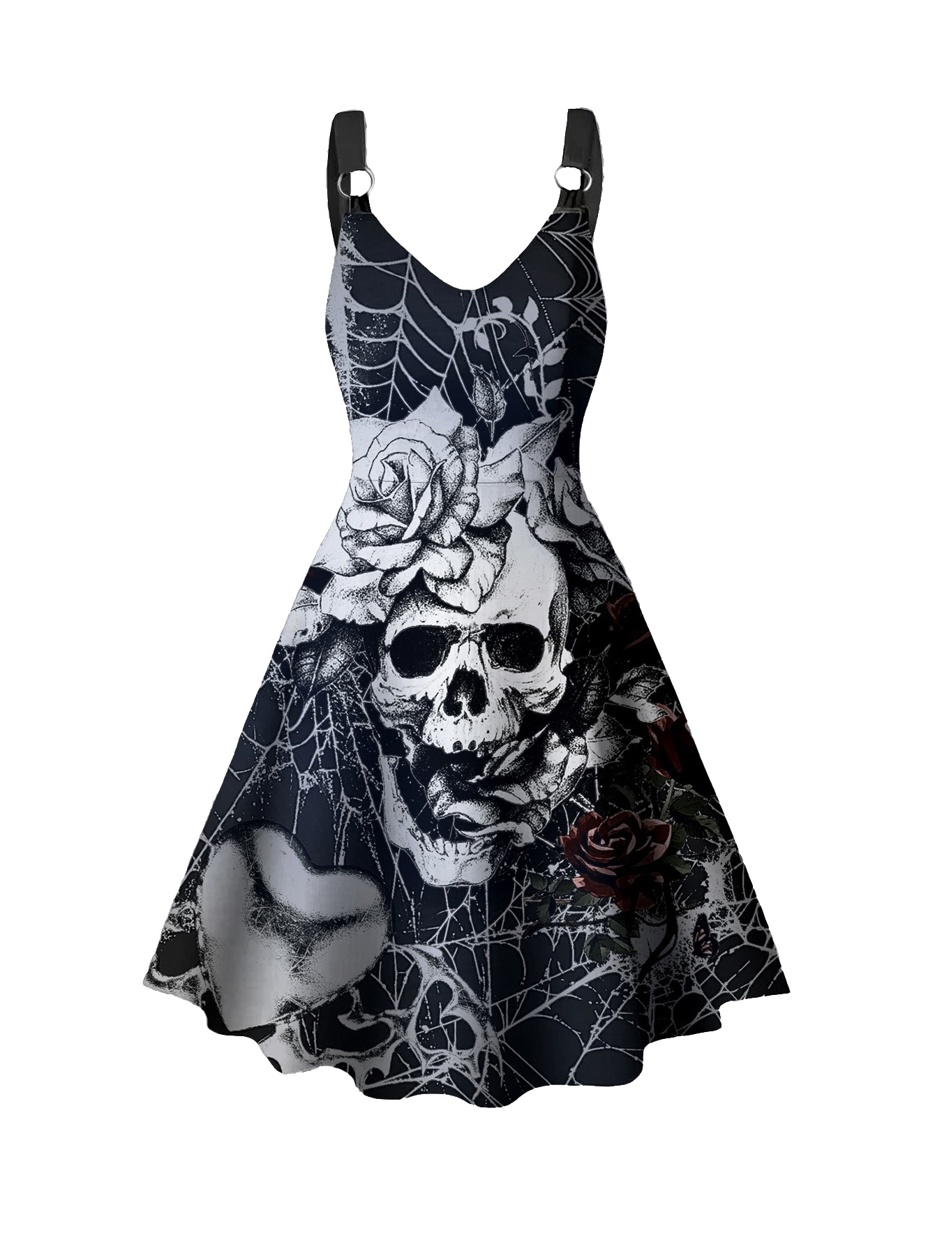 Plus Size Goth Punk Dress Wome - огляд і ціна Summer Goth Clothing