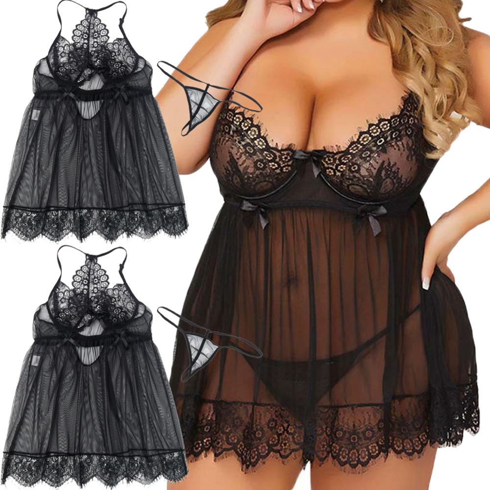 Lace Plus Size Night Dress Lin - огляд і ціна Summer Clothing Dress