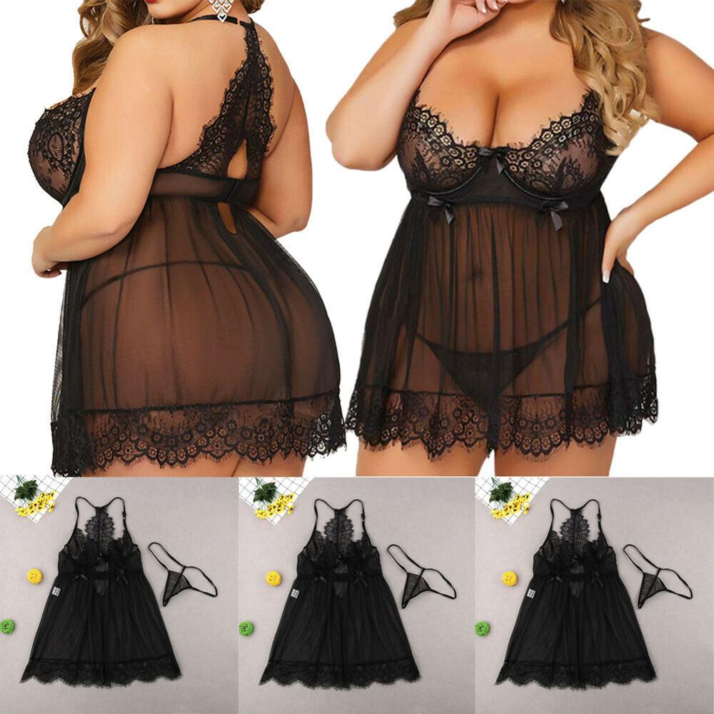 Lace Plus Size Night Dress Lin - огляд і ціна Summer Clothing Dress