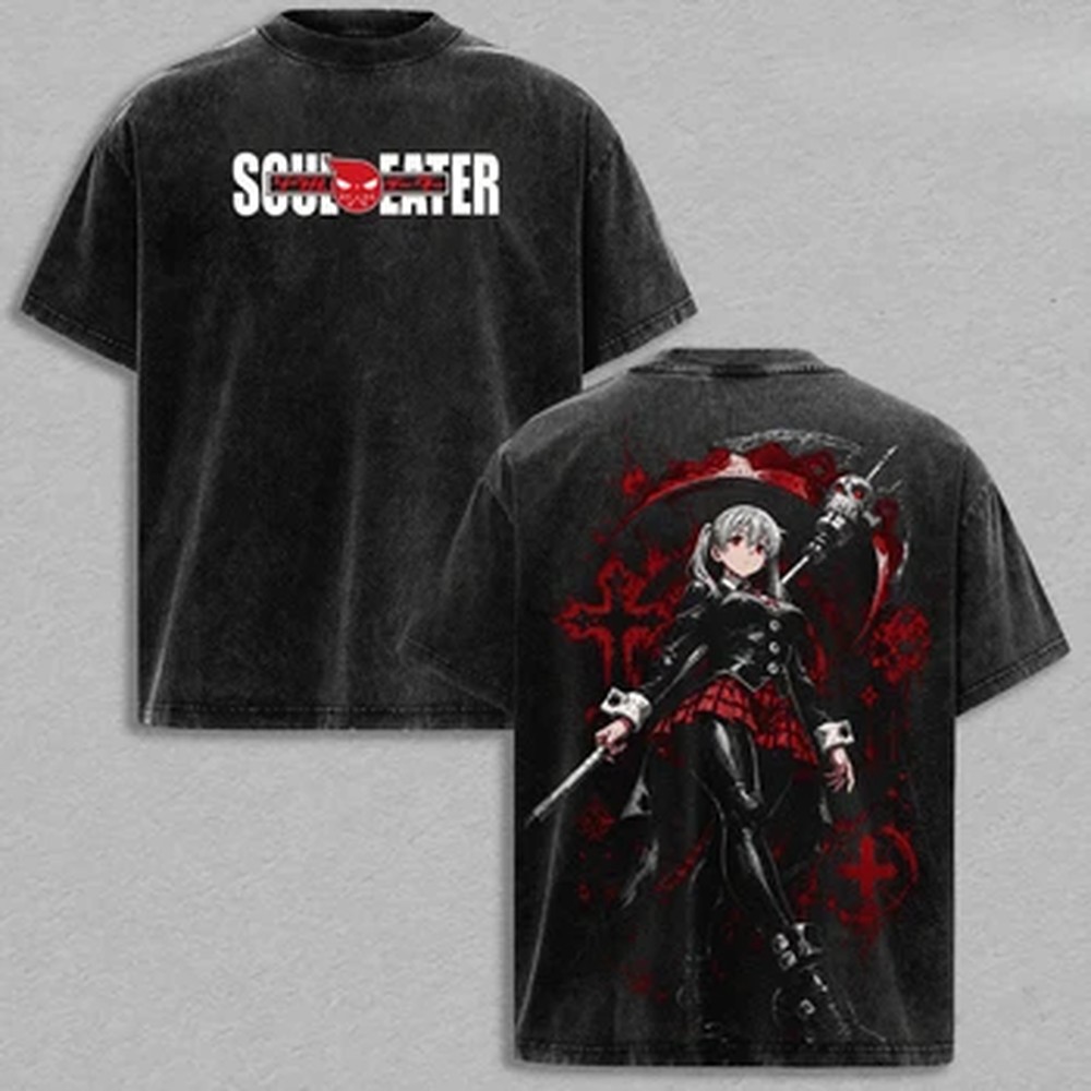 Anime Soul Eater MAKA ALBARN T - огляд і ціна Vintage Summer Clothing Men