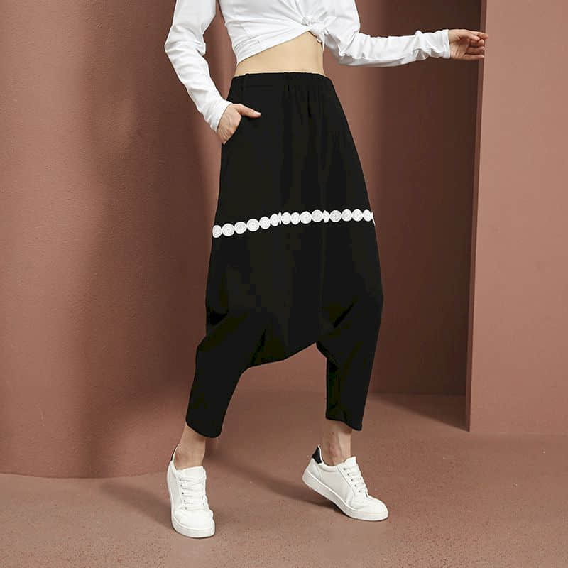 Baggy Pants Women Elastic Wais - огляд і ціна Summer Clothing Drop
