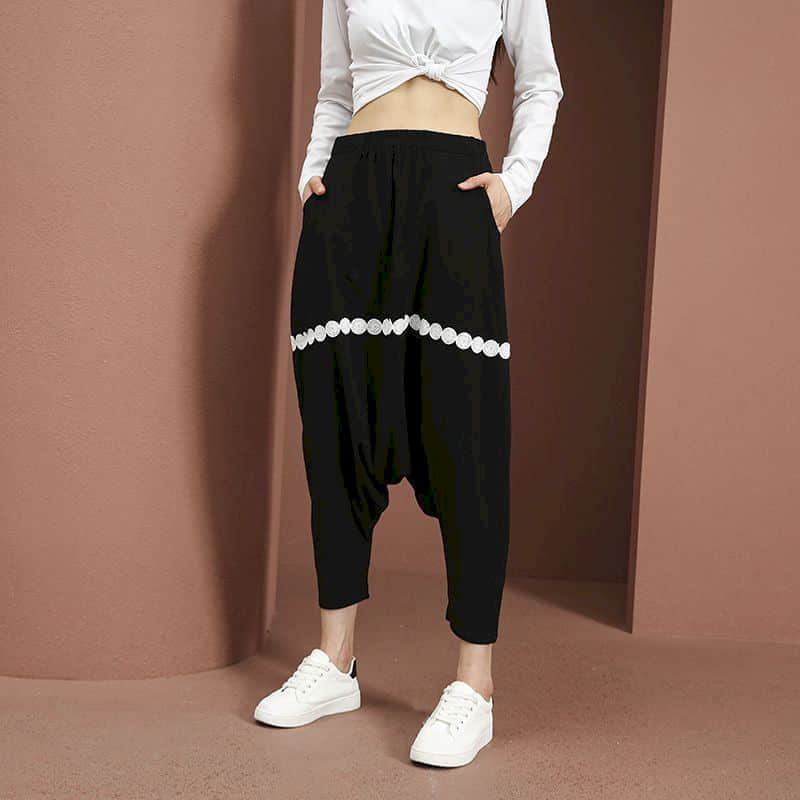 Baggy Pants Women Elastic Wais - огляд і ціна Summer Clothing Drop