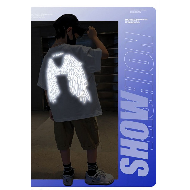 Youth Reflective Wings T Shirt - огляд і ціна Summer Clothing Teen Girls