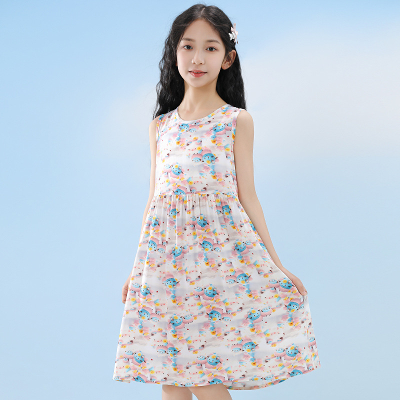 Summer Sleeveless Teen Girls B - огляд і ціна Summer Clothing Teen Girls