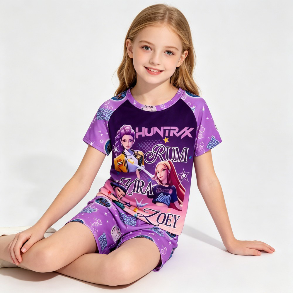 2026 New Kpop Themed Kids Paja - огляд і ціна Summer Clothing Teen Girls