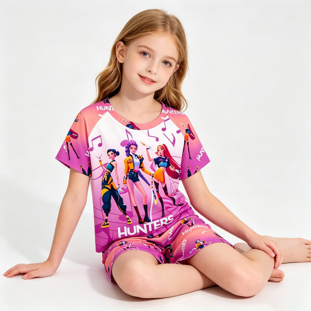 2026 New Kpop Themed Kids Paja - огляд і ціна Summer Clothing Teen Girls