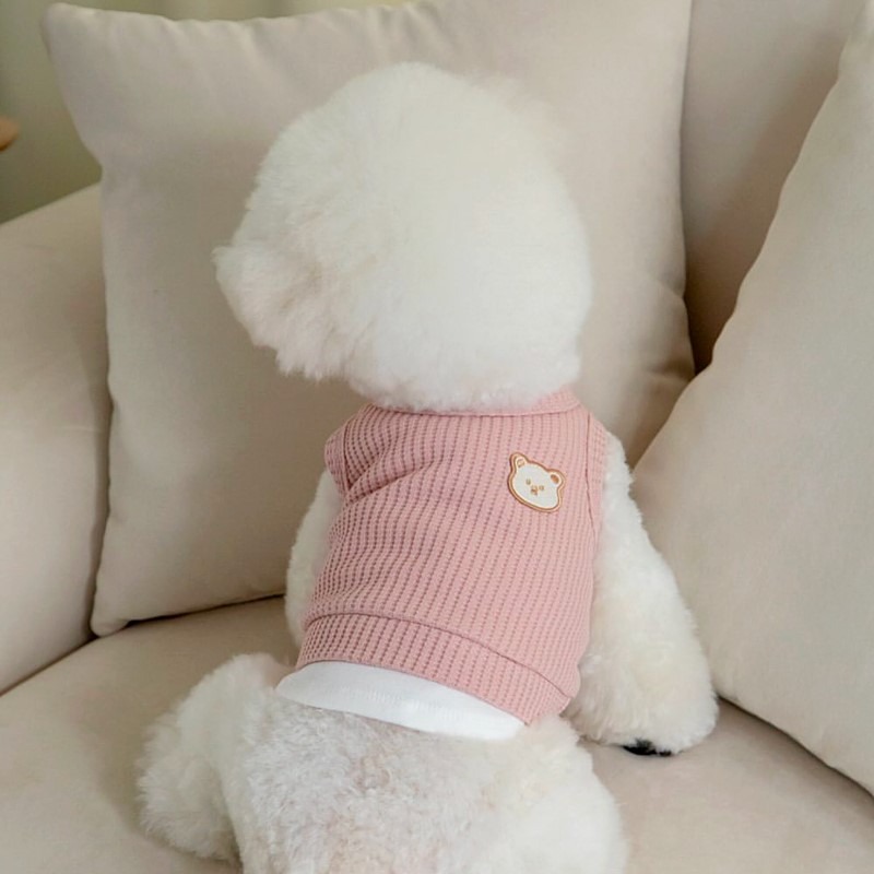 Yellow Waffle Pet Clothes Summ - огляд і ціна Soft Summer Yellow Clothing