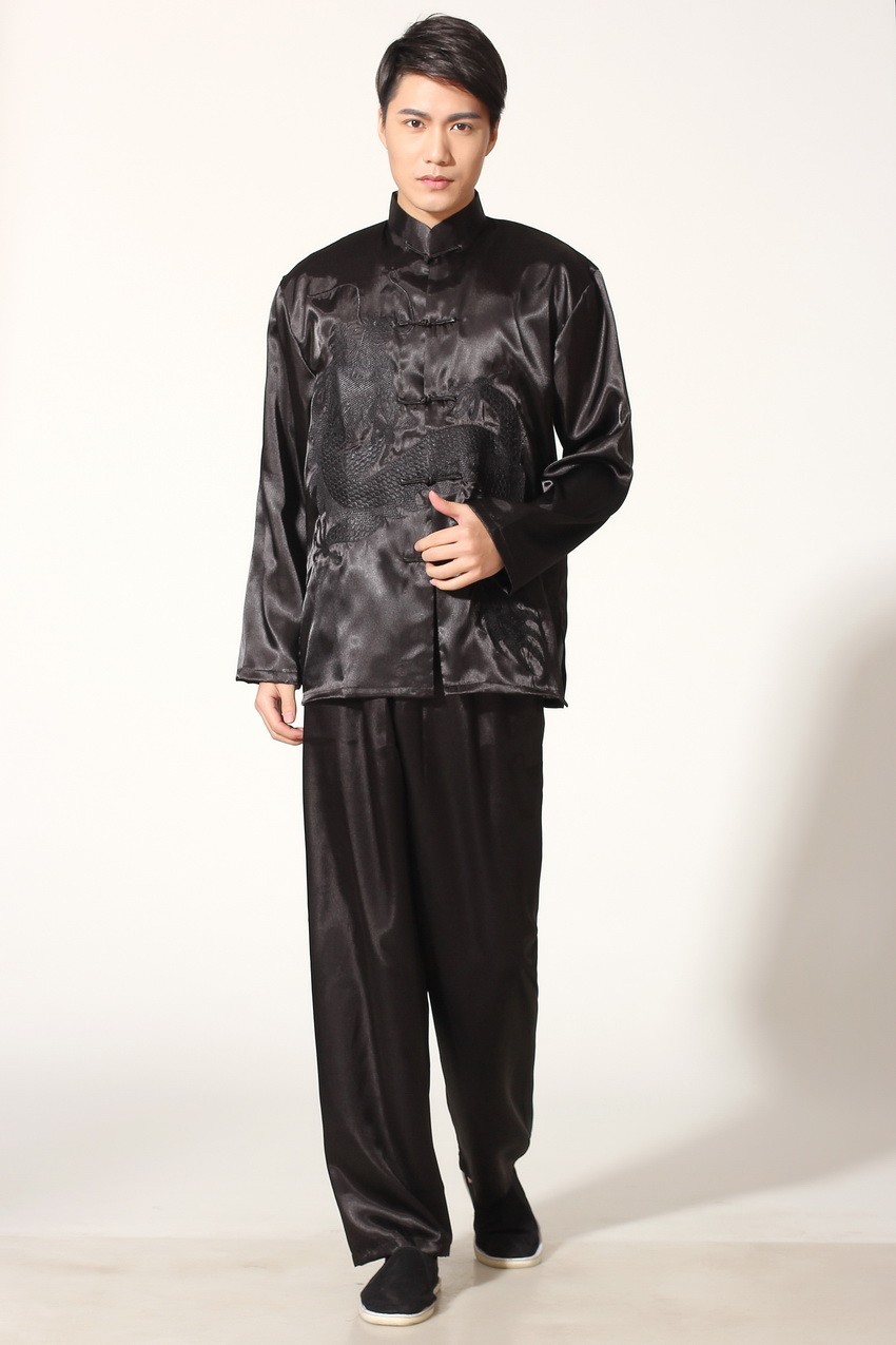 Chinese Traditional Style Blac - огляд і ціна Vintage Summer Clothing Men