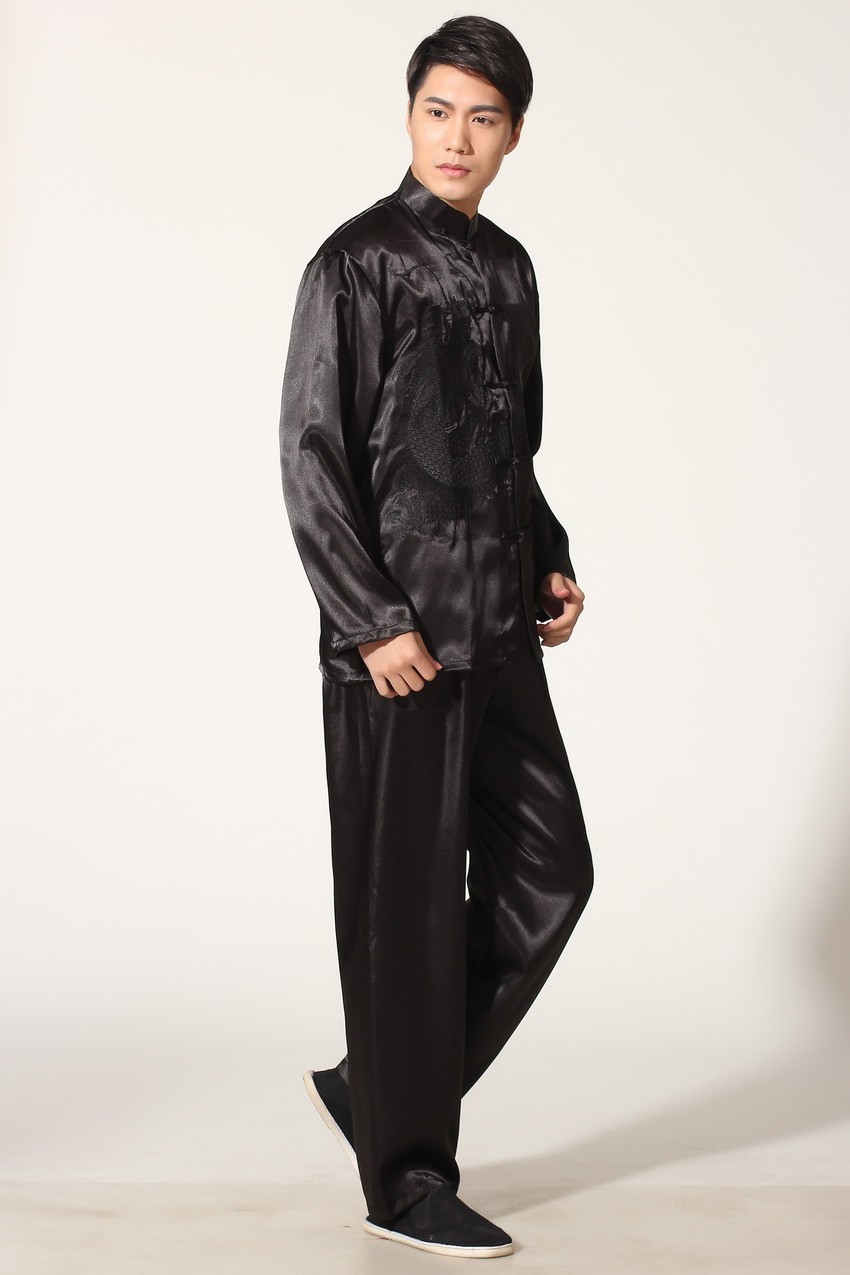 Chinese Traditional Style Blac - огляд і ціна Vintage Summer Clothing Men