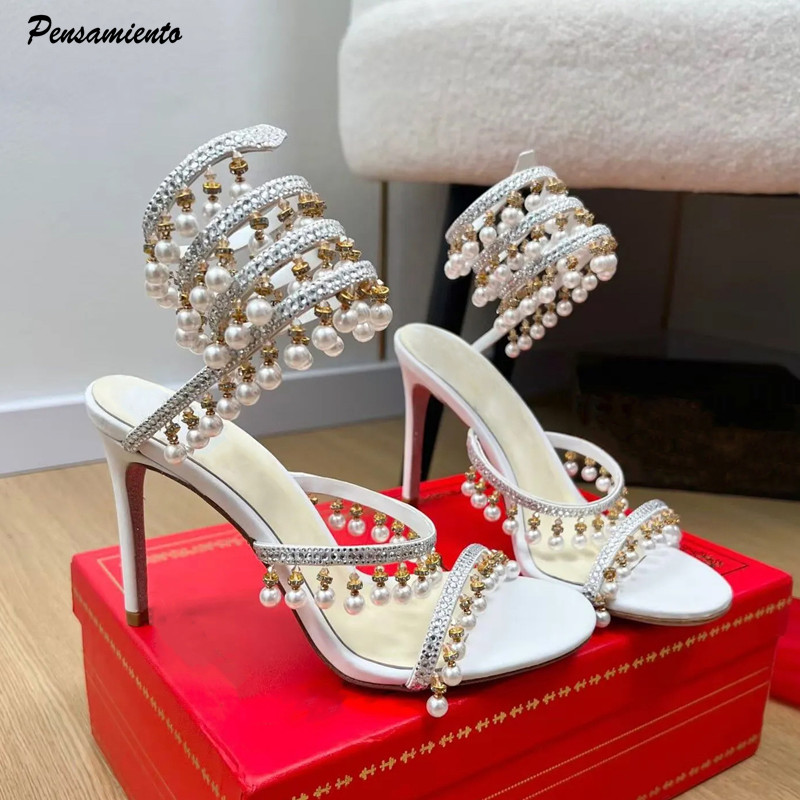 Luxury Rhinestones Pearls Tass - огляд і ціна Summer Clothing Petite