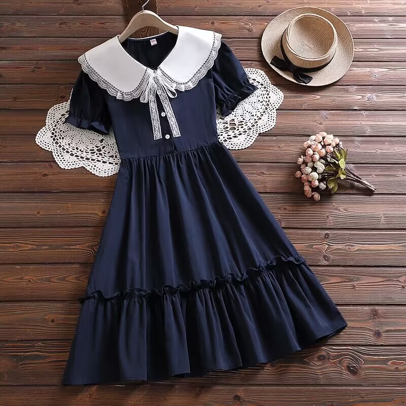 2026 summer New retro Girls sh - огляд і ціна Summer Clothing Teen Girls