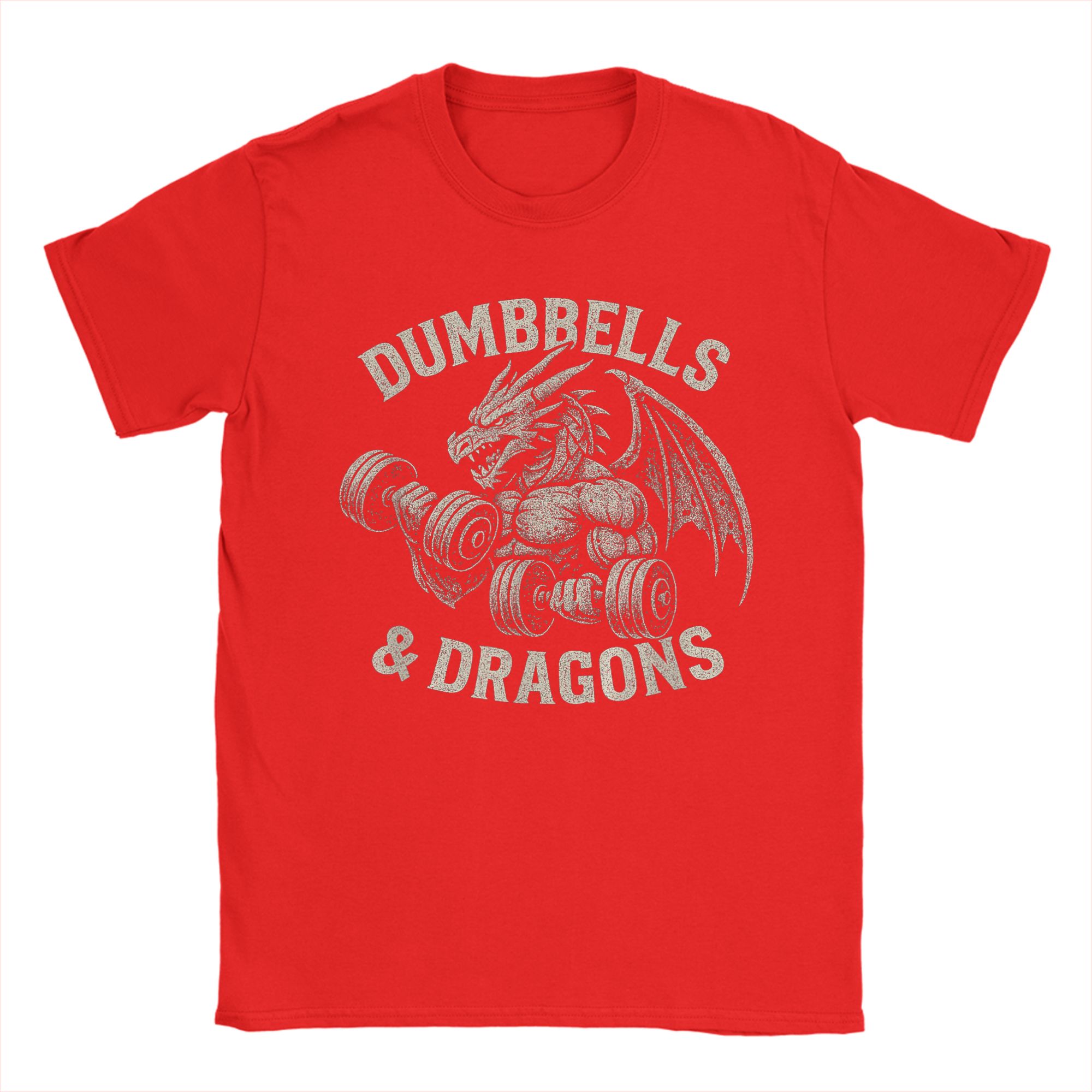 Dumbbells and Dragons Gym T-Sh - огляд і ціна Summer Clothing Ideas Men