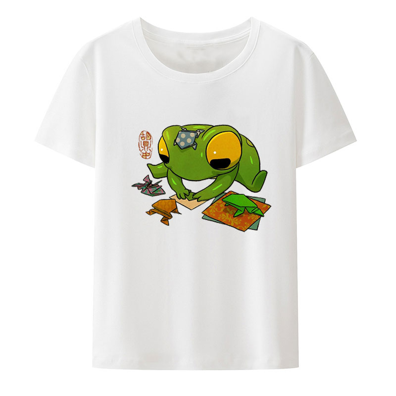 Cute Frog Making Origami Artwo - огляд і ціна Summer Clothing Essentials Women