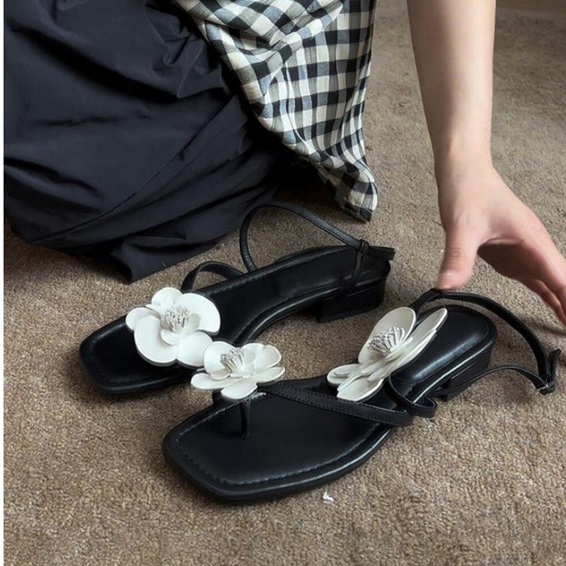 Wonen  Flower Clip Toe High Sa - огляд і ціна Summer Clothing Elegant