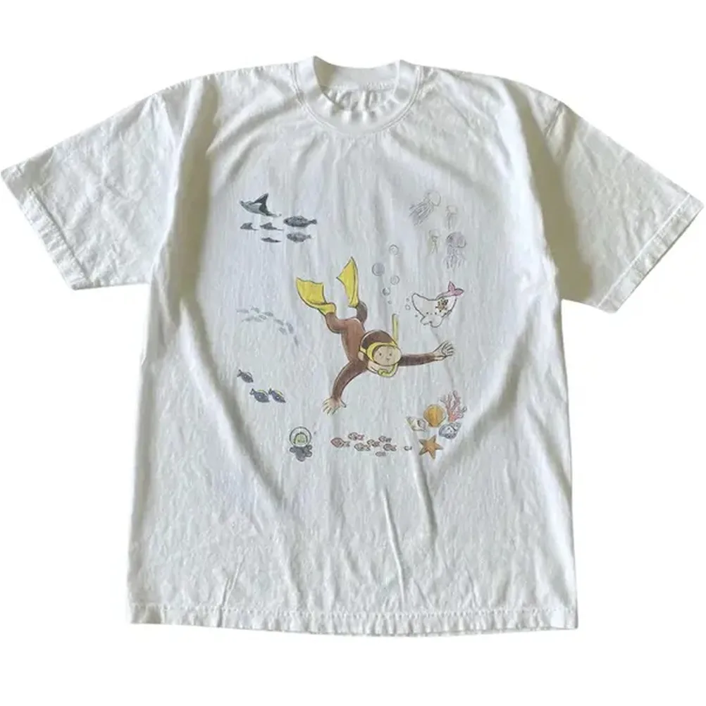 Curious George Underwater T-Sh - огляд і ціна Summer Grunge Clothing