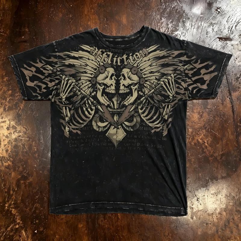 European and American Men's Su - огляд і ціна Summer Goth Clothing